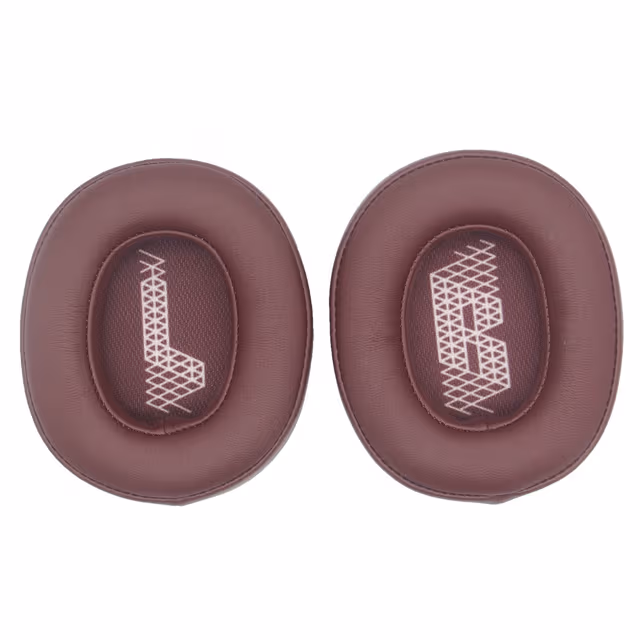 Protein Leather Øreputer Erstatning Kompatibel med JBL LIVE 500BTNC Hodetelefoner (2 stk) Rød
