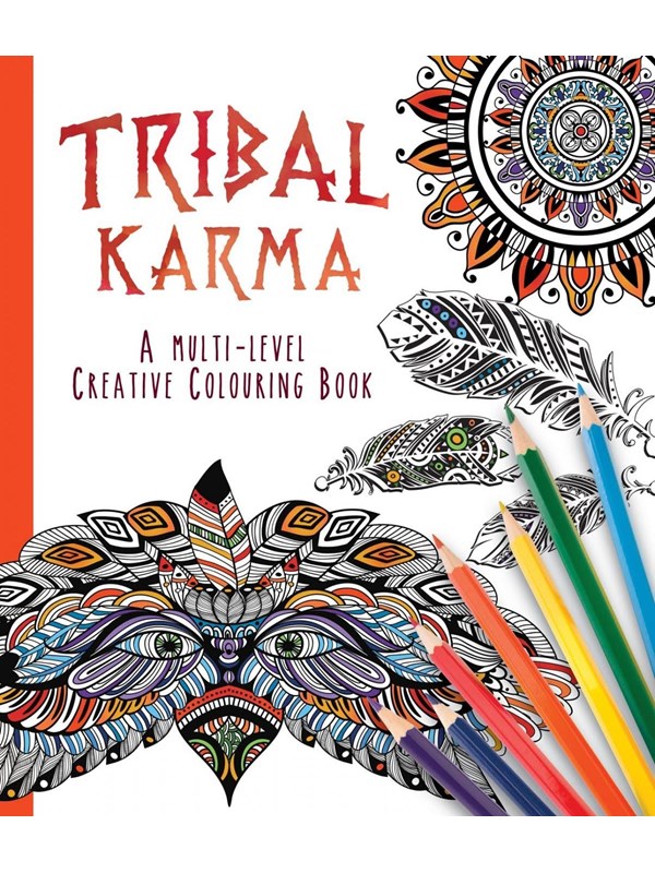 Alligator Mandala coloring book TRIBAL KARMA