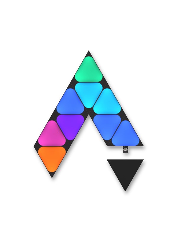 Nanoleaf Shapes Black Mini Triangles Expansion Pack - 10-Pack