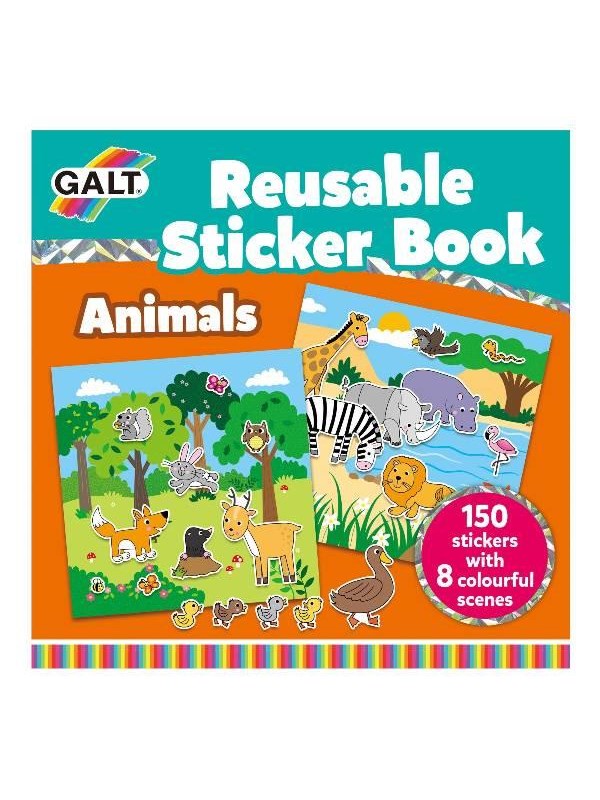 Galt - Reusable Sticker Book - Animals