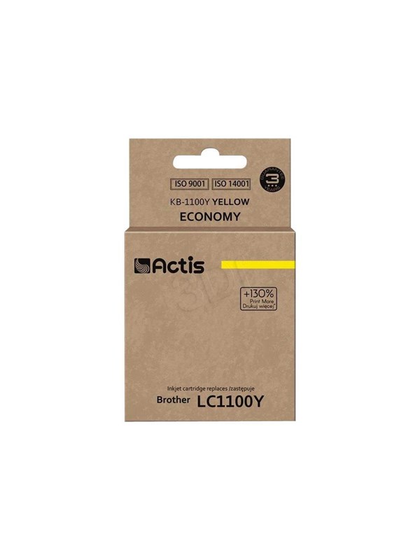 Actis KB-1100Y - yellow - ink cartridge (alternative for: Brother LC1100Y Brother LC980Y)