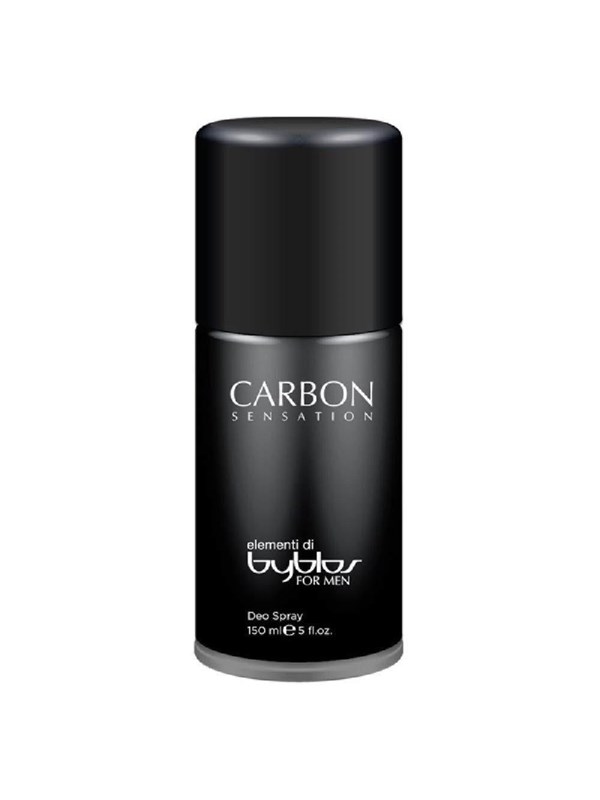 Byblos Carbon Anti-Perspirant Deodorant Spray For Men, 150 ml