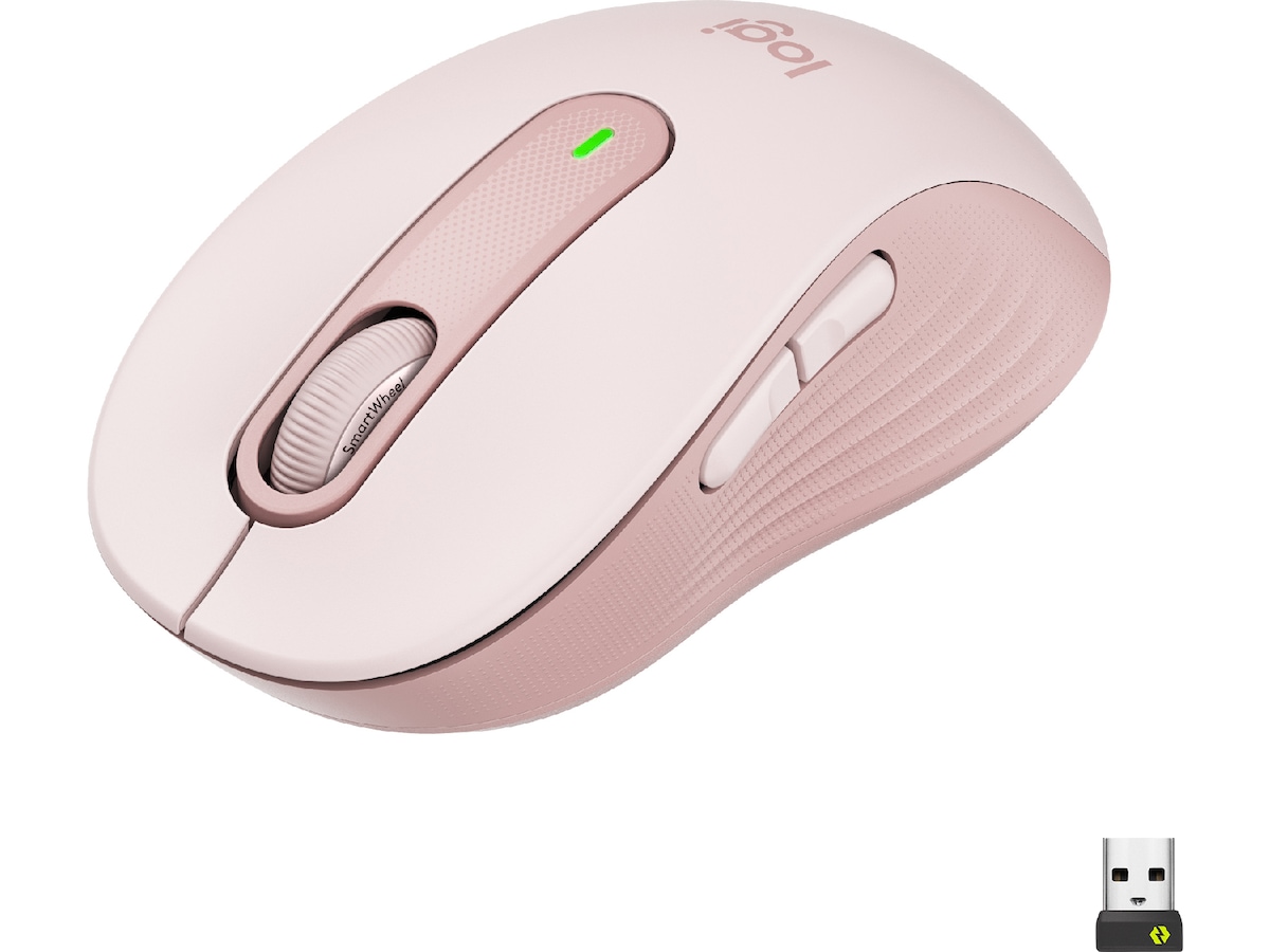 Logitech Signature M650 Medium  trådløs mus Rosa