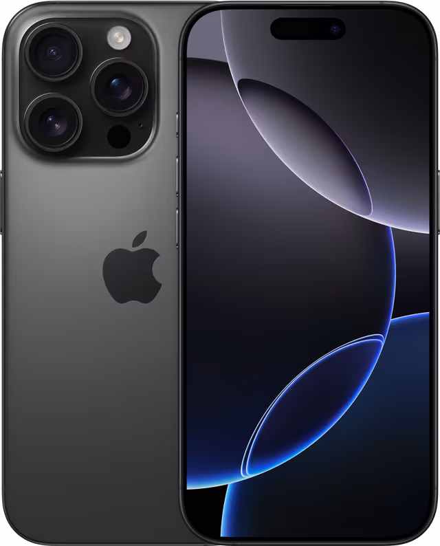 iPhone 16 Pro 5G smarttelefon 128GB (sort titan)