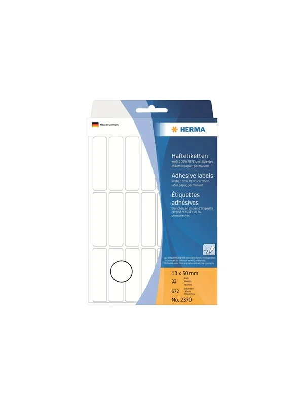 HERMA labels - 672 label(s) - 13 x 50 mm
