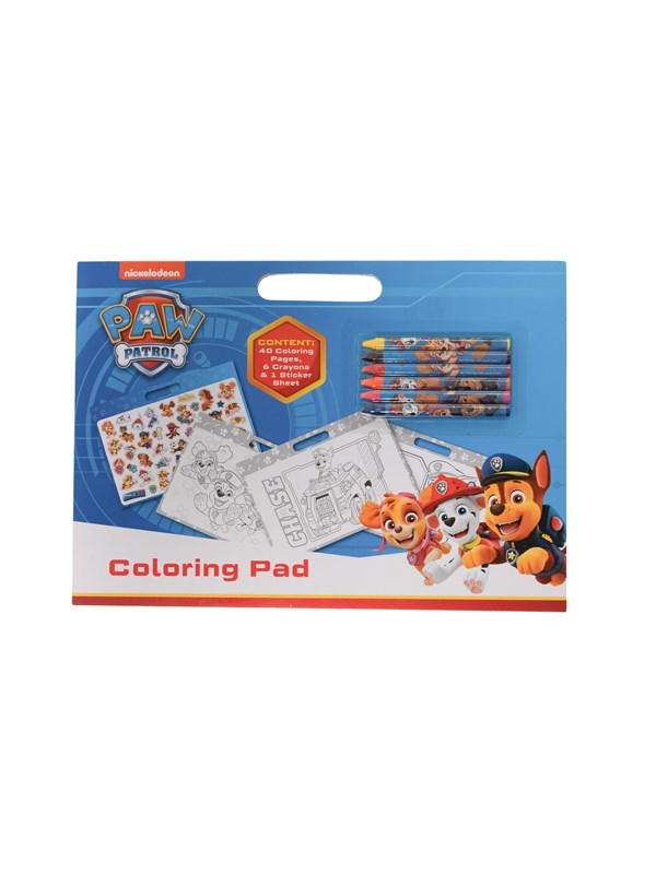 Euromic Artist pad with 40 colour-in posters 29.5 x 21 cm (b/w) and 6 regular crayons (6 colours ) &amp; 1 sticker sheet