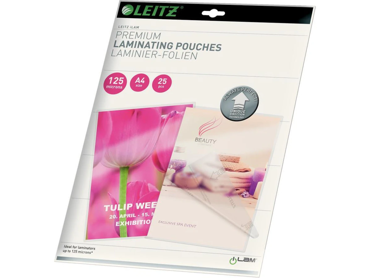 Leitz lamineringslomme UDT A4 125my
