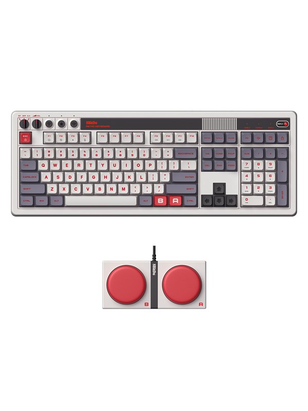 8BitDo Retro 108 Mechanical Keyboard N Edition - Engelsk (USA)