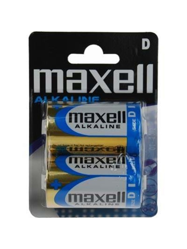 Maxell Battery - Alkaline D - 1 Pack