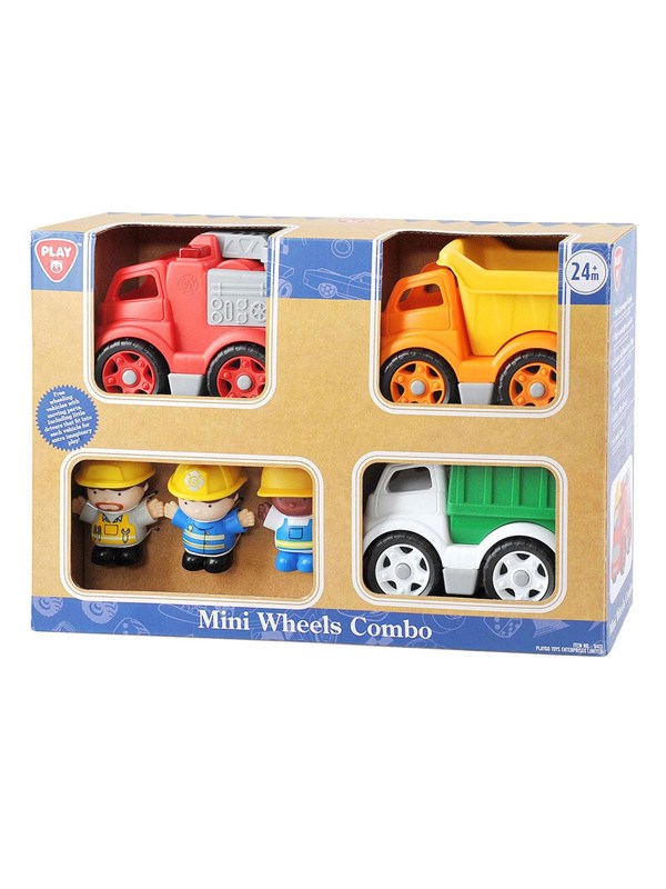 PLAY - Work Vehicles with Figures Playset 6pcs.