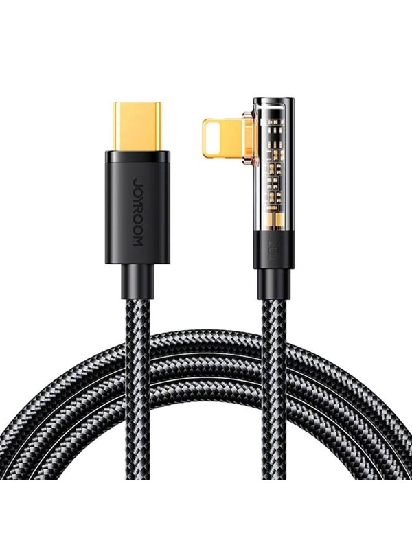 Joyroom Gaming Cable S-CL020A6 Lightning (angled) / USB-C (straight) 20W 1.2 m - black