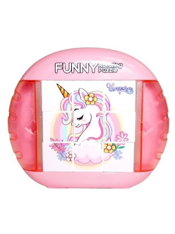Pocket Money Unicorn Rotating Puzzle - assorted
