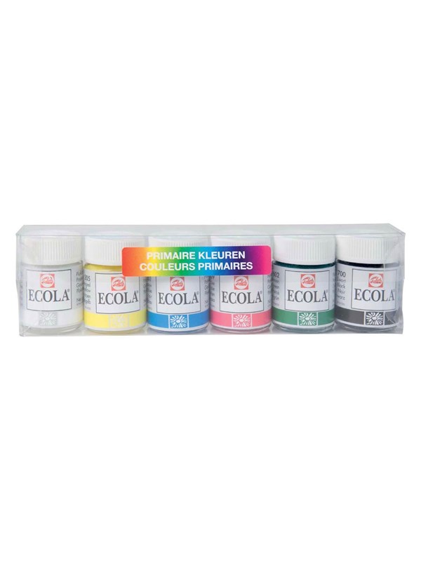 Bruynzeel Ecola Poster Paint Set Primary Colors 6x16ml