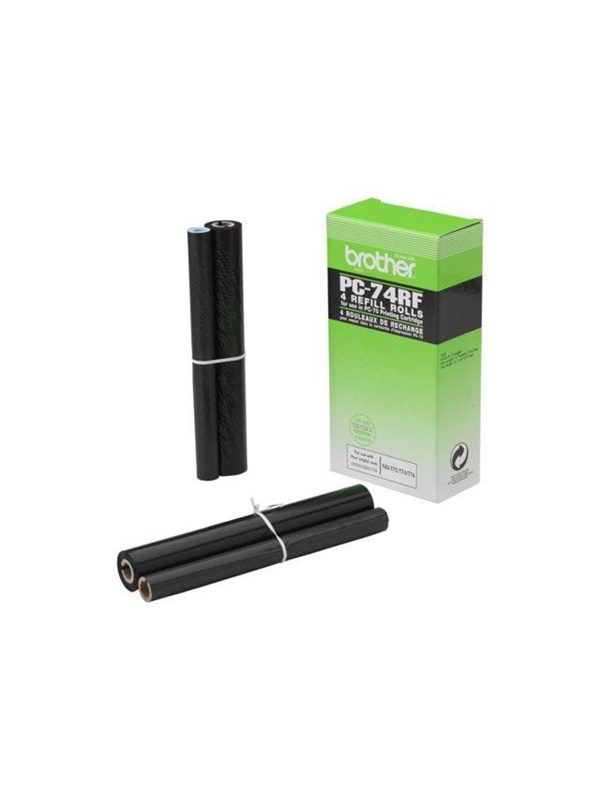 Brother PC74RF - Thermo Transfer Roll - Skriverbånd Svart
