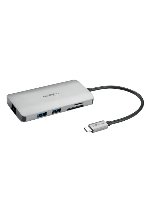 Kensington UH1400P USB-C 8-i-1 driverless mobil dokkingstasjon