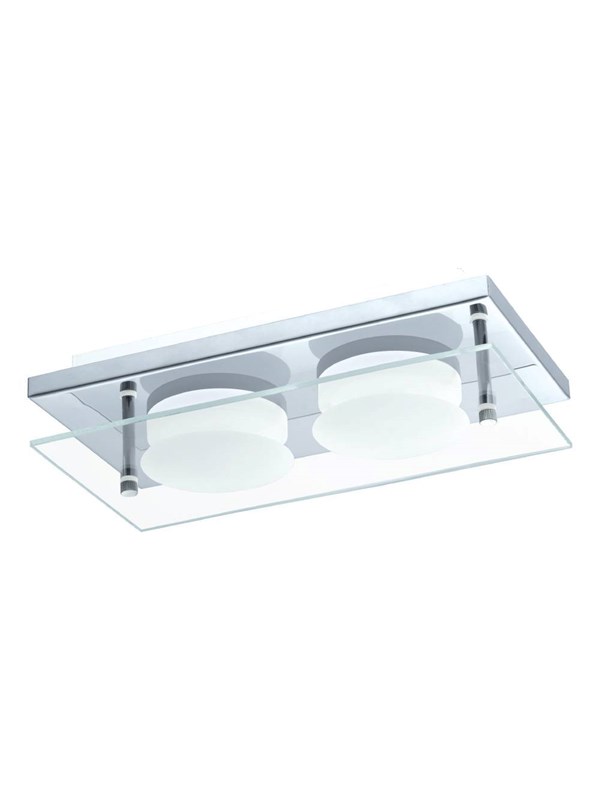 EGLO ABIOLA VEGG/TAK 2X450LM 115X220 KROM