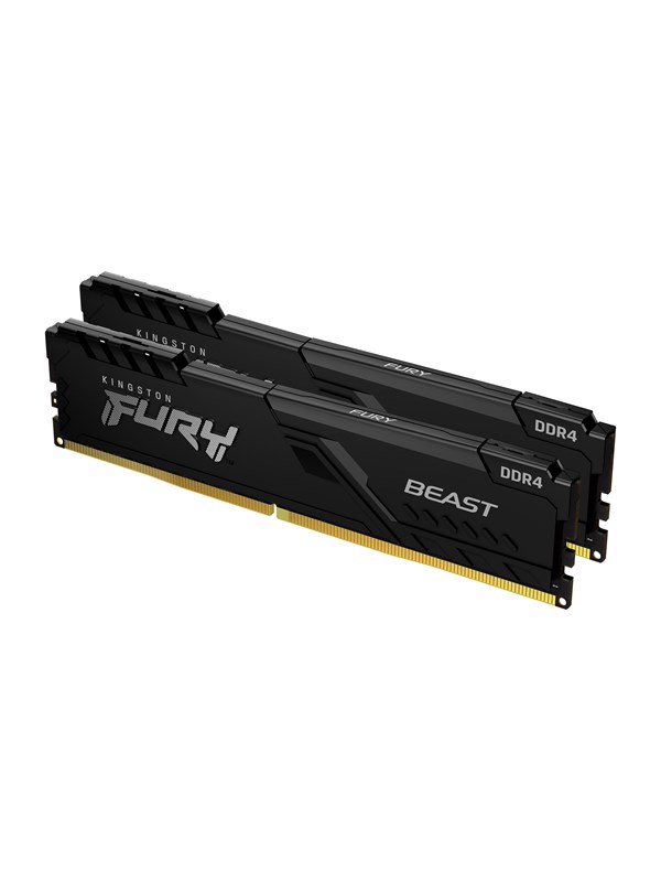 Kingston FURY Beast DDR4-3600 - 64GB - CL18 - Dual Channel (2 pcs) - Intel XMP - Svart