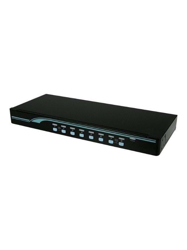 StarTech.com 8 Port 1U Rack Mount