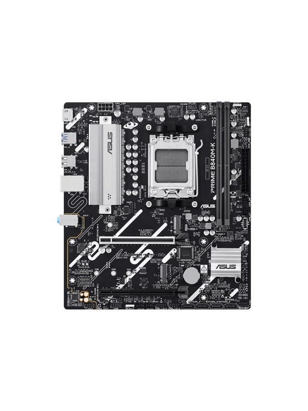 ASUS PRIME B840M-K Hovedkort - AMD B840 - AMD AM5 socket - DDR5 RAM - Micro-ATX