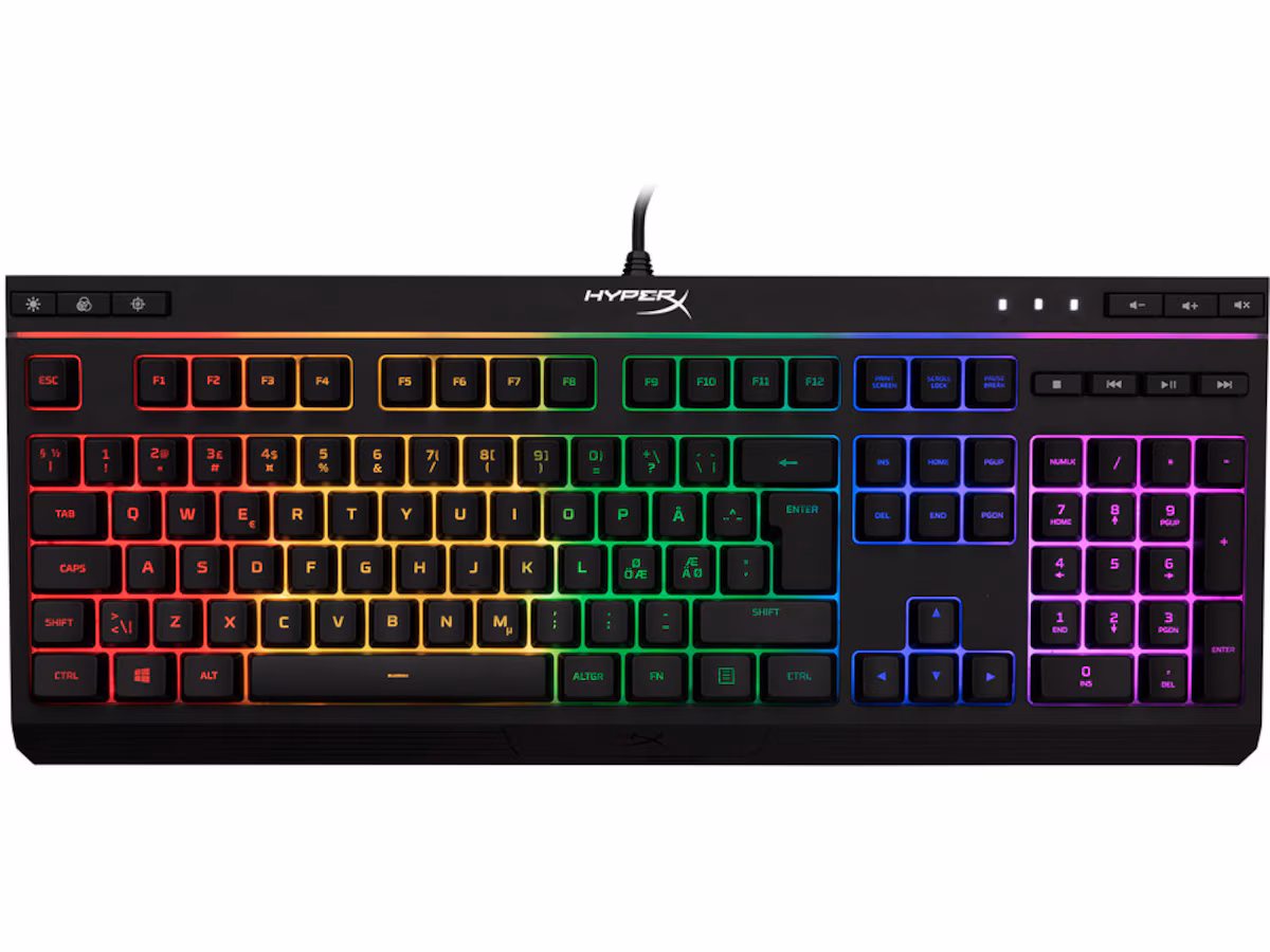 HyperX Alloy Core RGB Gamingtastatur (sort)