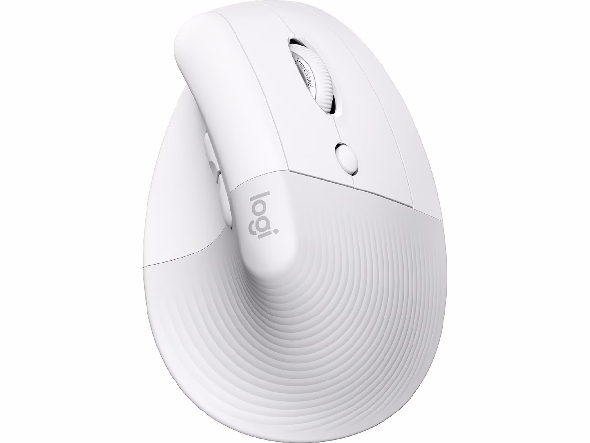 Logitech Lift Vertikal mus (off-white)