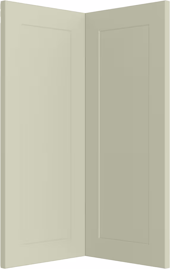 Epoq Canvas Pistachio hjørnedørfront gulv