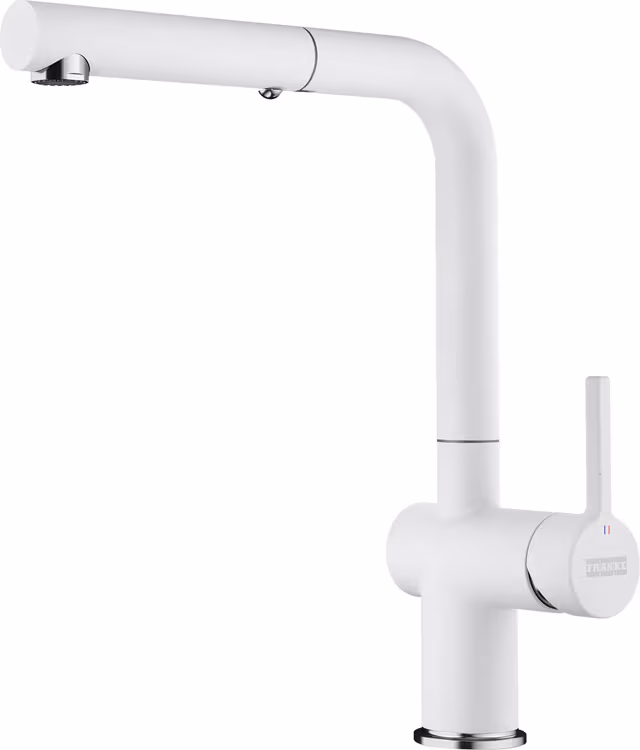 Franke Active 2.0 blandebatteri med uttrekkbar tut (hvit)