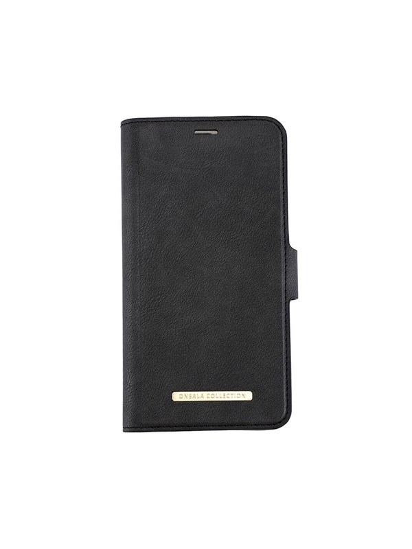 ONSALA Wallet Case iPhone 12 Mini Midnight Black
