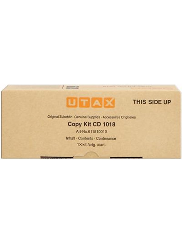 Utax 611810010 - Black - Laser toner Svart