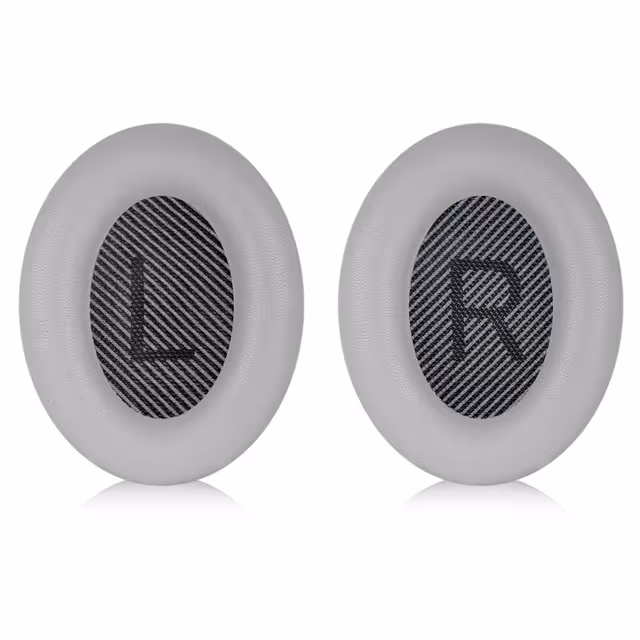 Øreputer for Bose QC35 / QC35-ii, QC25 1/2 Grå