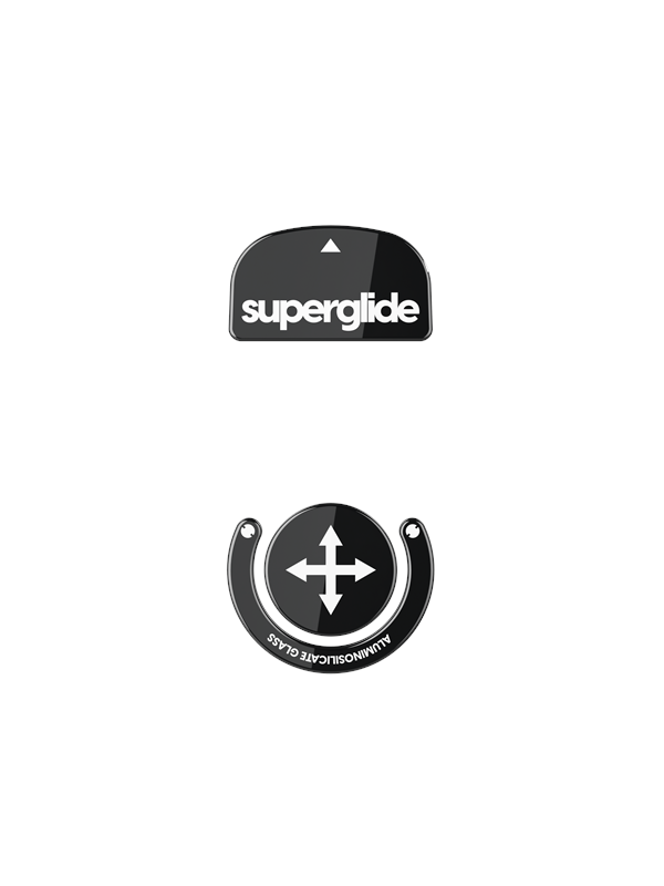 Pulsar Superglide (Type-S) for Logitech G PRO X SUPERLIGHT - Svart