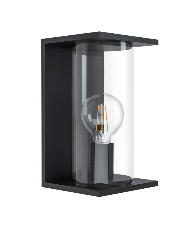 EGLO CASCINETTA outdoor wall lamp black