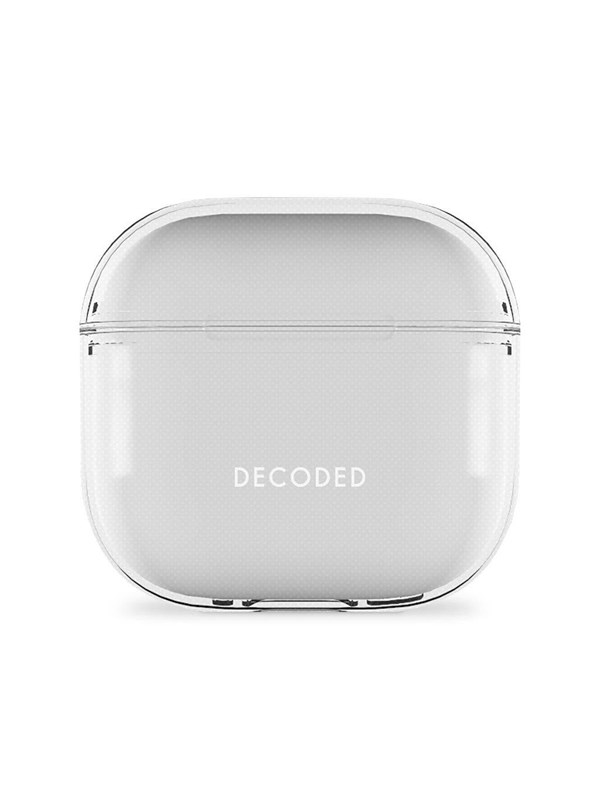 Decoded Silicone Aircase for Airpods Gen 4 Transparent