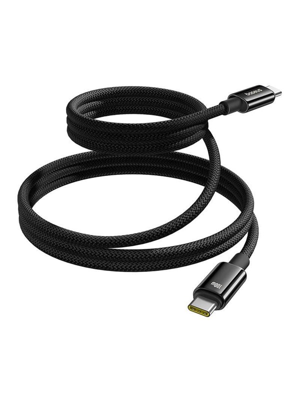 Baseus Tungsten Gold Charging Cable USB-C to USB-C 100W 1m (black)