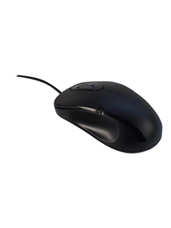 Inter-Tech Eterno M-3026 - Mus - Optisk - 3 knapper - Svart