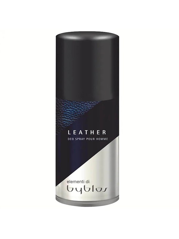 Byblos Leather Anti-Perspirant Deodorant Spray, For Men, 150 ml