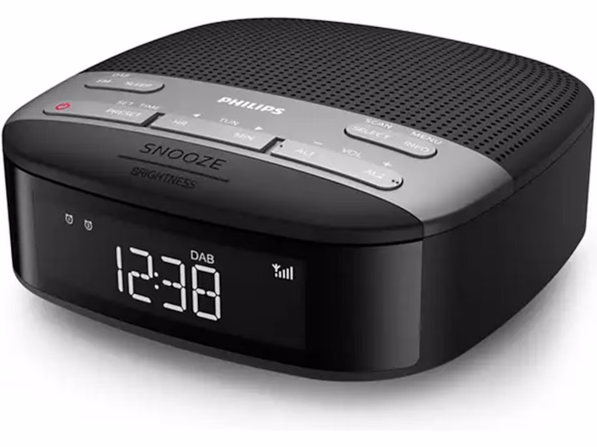 Philips Klokkeradio TAR3505/12 (sort)
