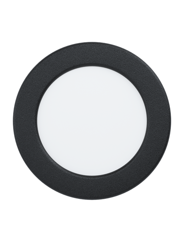 EGLO FUEVA 5 recessed spot Ø117 mm 3000K black