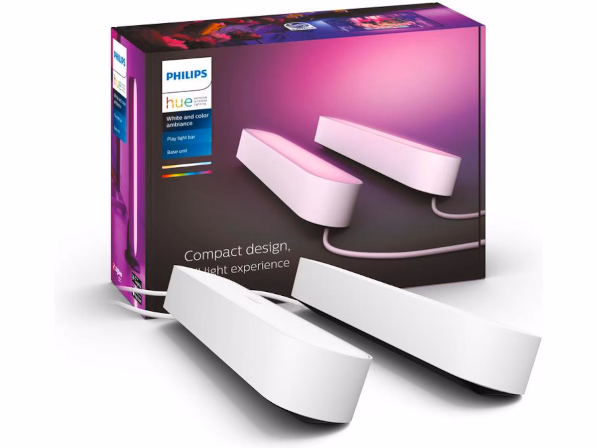 Philips Hue Play light bar 2-pakning (hvit)