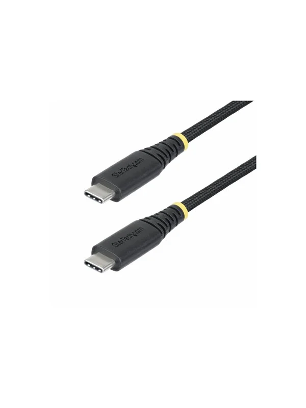 StarTech.com 1m USB-C Charging Cable 240W Silicone Jacket w/Braid - USB-C cable - 24 pin USB-C to 24 pin USB-C - 1 m
