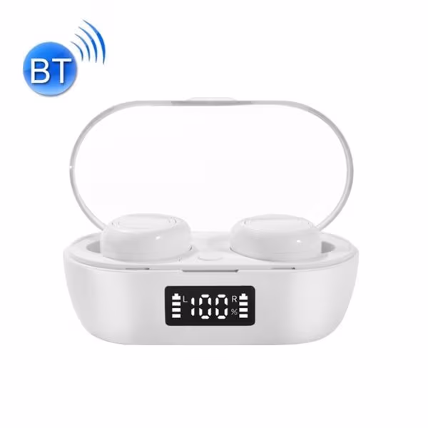 True Wireless-headset med ladeboks