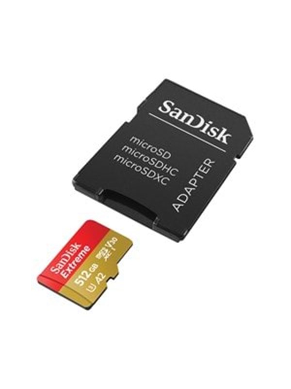 SANDISK Extreme MicroSD/SD - 190MB/s - 512GB