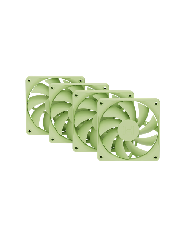 HYTE FA12 FAN - (Matcha Milk / Green) 4-pack - Kabinettvifte - 120mm - Grønn - 28 dBA