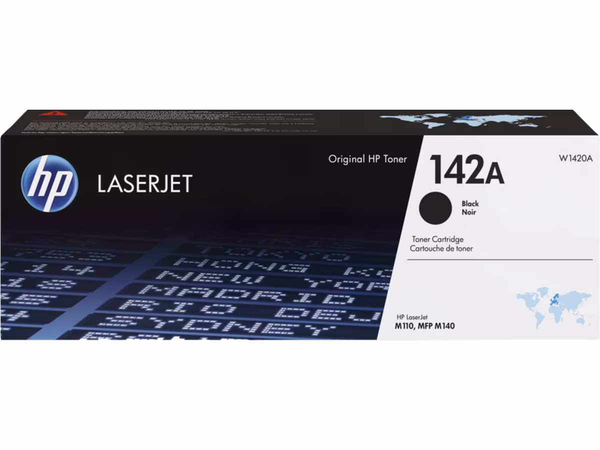 HP Toner 142A Sort