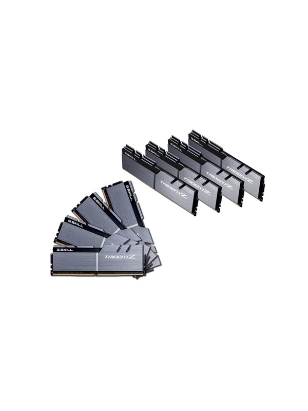 G.Skill Trident Z DDR4-3200 - 128GB - CL16 - Octa Channel (8 pcs) - Intel XMP - Sølv