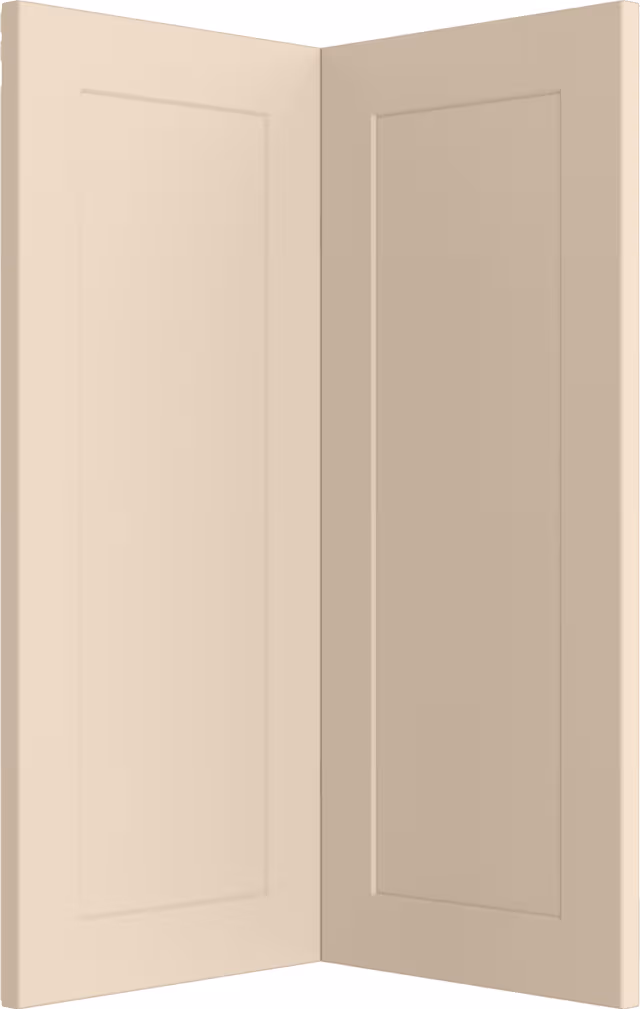 Epoq Canvas Soft Beige hjørnedørfront gulv