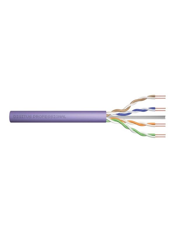DIGITUS Professional bulk cable - 500 m - purple RAL 4005 - Purpur - 500m