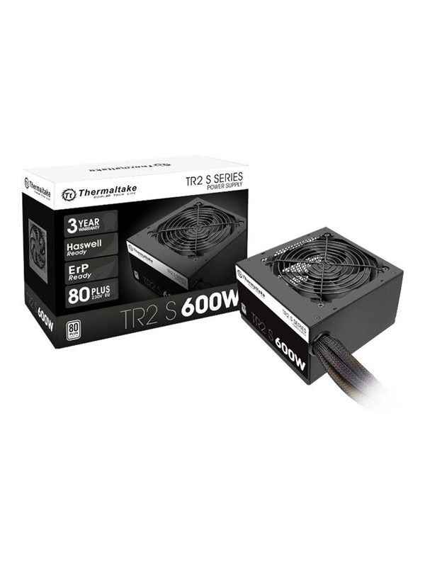 Thermaltake TR2 S 600W Strømforsyning (PSU) - 600 Watt - 120 mm - ATX - 80 Plus White sertifisert