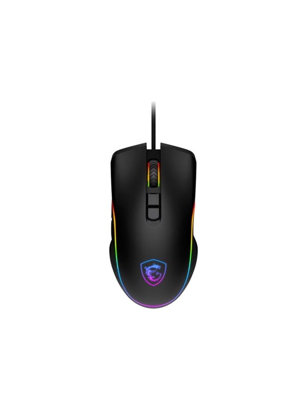 MSI FORGE GM300 - mouse - USB 2.0 - Mus - Optisk - 7 - Svart