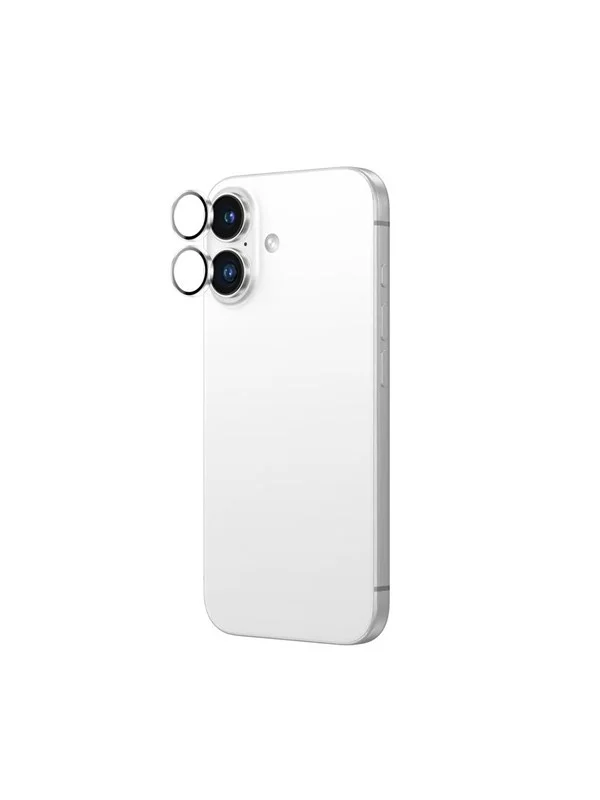 AmazingThing AR 2 Lens Glass Full Clear Tempered Glass for iPhone 16 / 16 Plus - Transparent